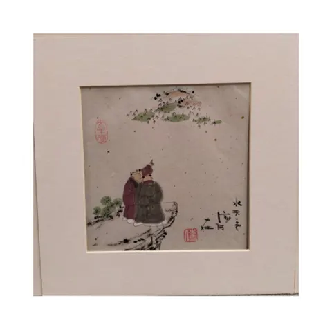 Chinese Ink Painting on Paper – Calligraphy Scene 29