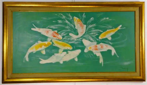 Seven Koi in Harmony