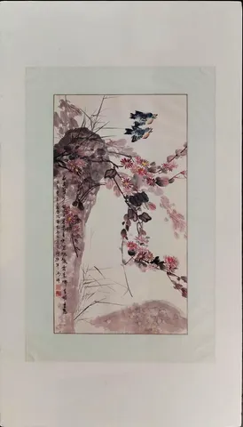 Blue Birds and Blossoms