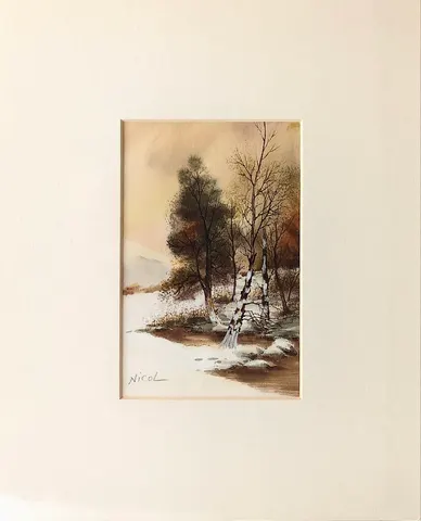 Watercolor - Winter Serenity - 4