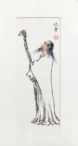 Old Beijing Daily Life – Series 4 - Chinese Ink Painting (Matted)