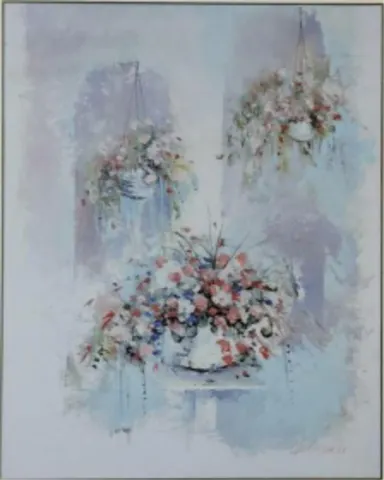 Vintage Floral Bouquet – Decorative Art Print