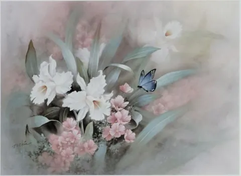 Vintage Floral Bouquet – Decorative Art Print