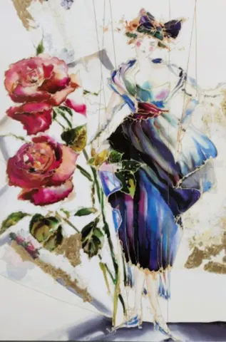 Vintage Floral Bouquet – Decorative Art Print