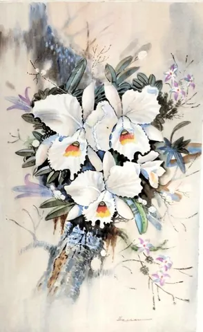 Vintage Floral Bouquet – Decorative Art Print