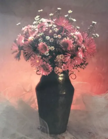 Colorful Bouquet Vase  – Art Print