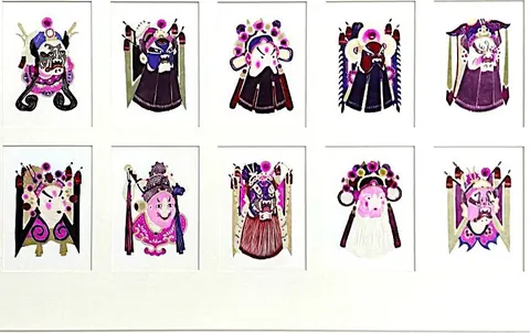 Chinese Opera Character Collage