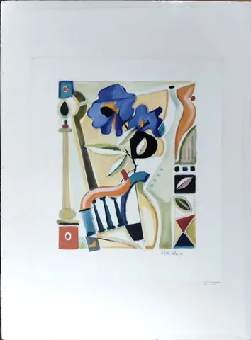 Blue Roses Panel