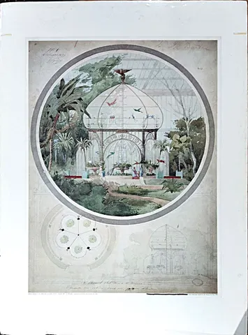 Aviary in a Winter Garden (Aviary in a Winter garden)
