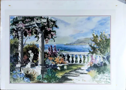Mediterranean Garden Pergola