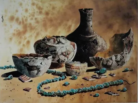 Indian Pottery & Turquoise