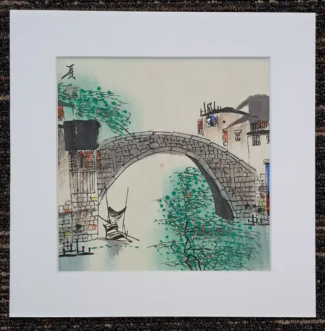 Stone Arch Bridge 2 – Watercolor Painting