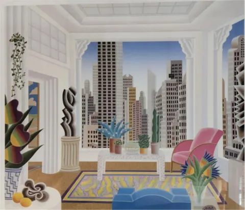 Art Deco Room / Living Room City View, Manhattan