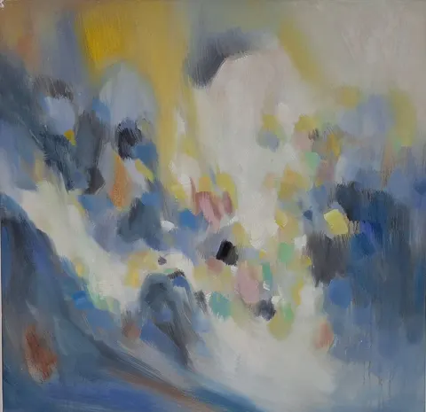 "Light in Motion" – Abstract Oil Painting (Signed 2007)