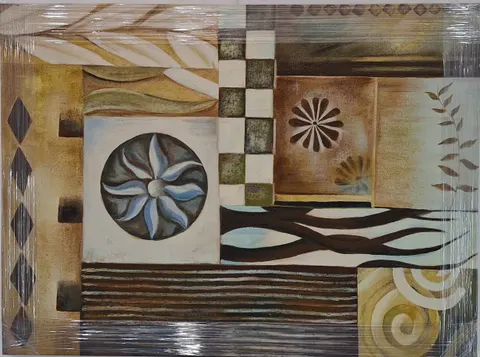 Nature Meets Geometry in Earthy Hues