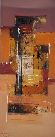 Geometric Abstract with Earthy Tones III