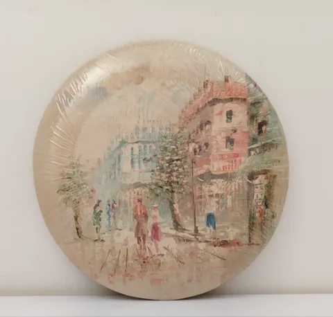 Circular Decorative Oil Painting On Canvas 41