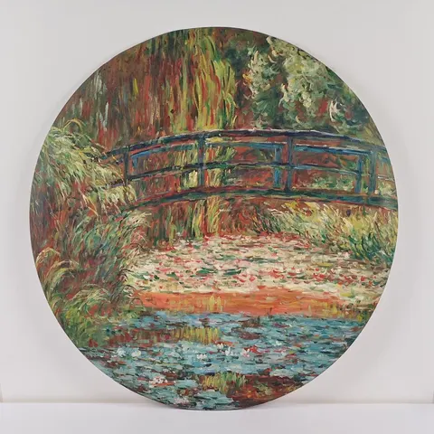 Circular Decorative Oil Painting Plate 7