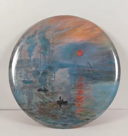 Circular Decorative Oil Painting Plate 11