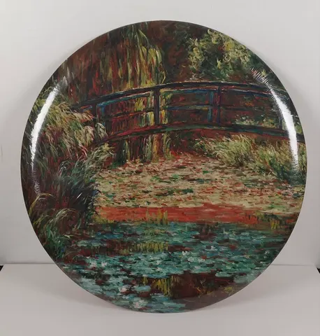 Circular Decorative Oil Painting Plate 14 RM680