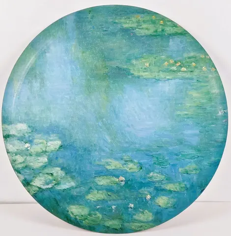 Circular Decorative Oil Painting Plate 18