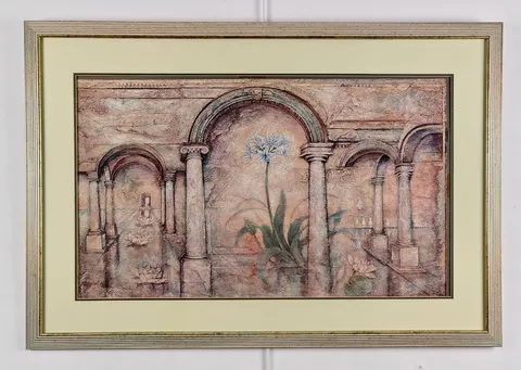 Arches & Bloom Reproduction Open Lithograph Print