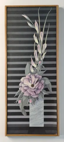 Lavender Bloom Vase IV Lithograph