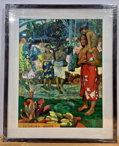 Ia Orana Maria(Hail Mary) or Hello Mary in Tahitian, a common greeting Tahiti