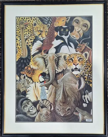 Wildlife Majesty" – Framed Art Print