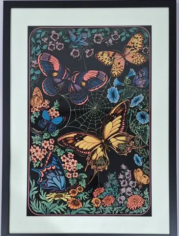 Modern Mixed Media Textured Wall Art