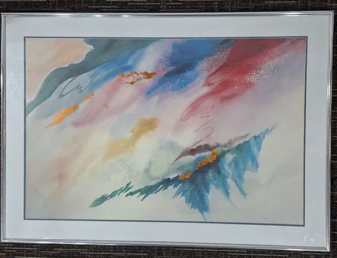 "Color in Motion" – Framed Lithograph Print