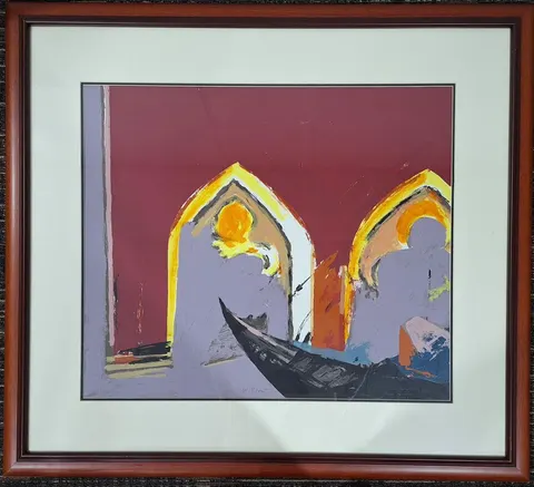 "Abstract Radiance" – Lithograph Print (Limited Edition 245/300)