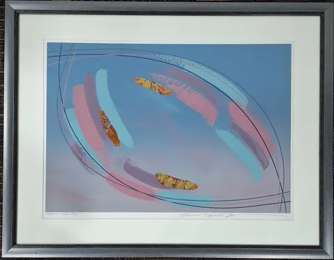 "Yellow/Tea" – Lithography Print by Edward Davis Jr.