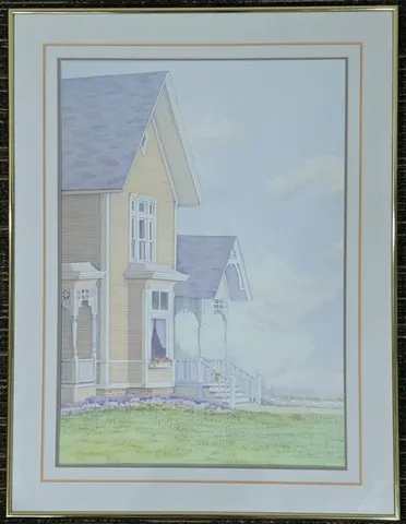 Framed Reproduction Lithograph Print - The Gentle Embrace of Home