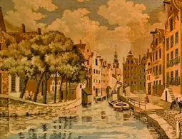 European Canal Street Scene