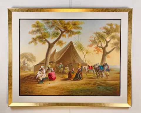 Coffee House in Cairo (Also known as "Coffee House in Cairo,1870s")