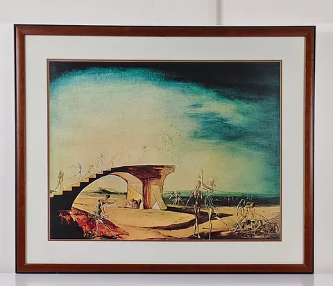 Surreal Desert Dreamscape – Offset Lithograph Print