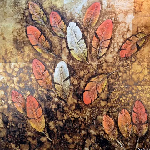 Copper Fallen Leaves