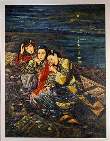 Portrait of Miao Woman