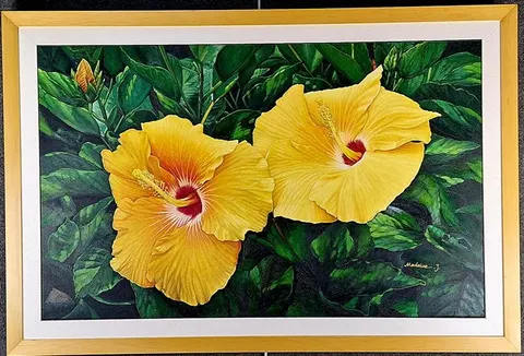 Yellow Hibiscus Flower