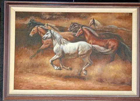 8 Running Horses