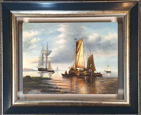 Sailing Boats on Calm Sea