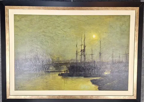 Moonlit Harbor