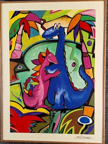 Two Tyrannosaurus