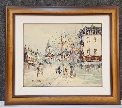 PROMORM180-Framed Oil Painting Pathway of Siesta