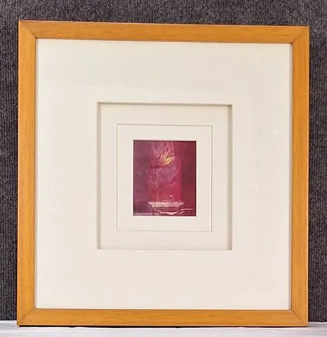 PROMORM88 Abstract Expression II – Watercolor,Signed, Framed with Triple Matting