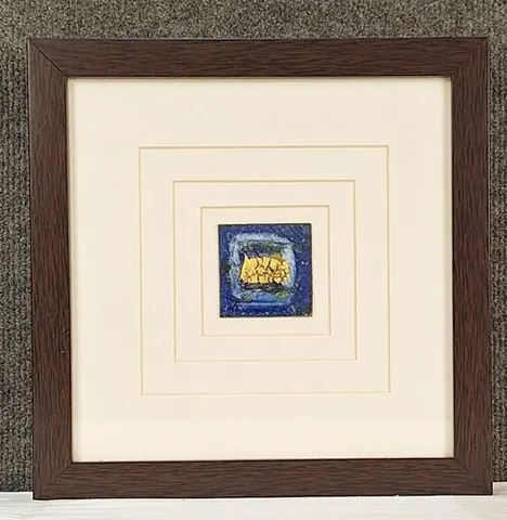 PROMORM88 Framed Collage Abstract Enamel Art II