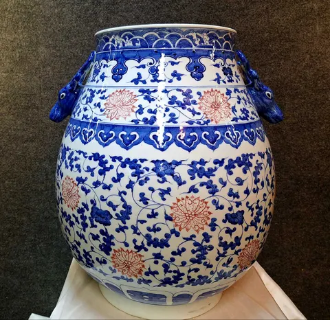 Chinese Blue & White Porcelain Vase