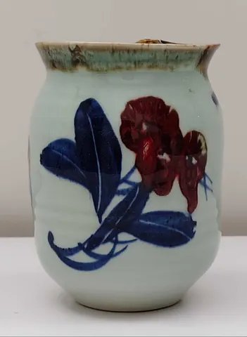 Hand-Painted Ceramic Vase