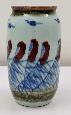 Hand-Painted Ceramic Vase